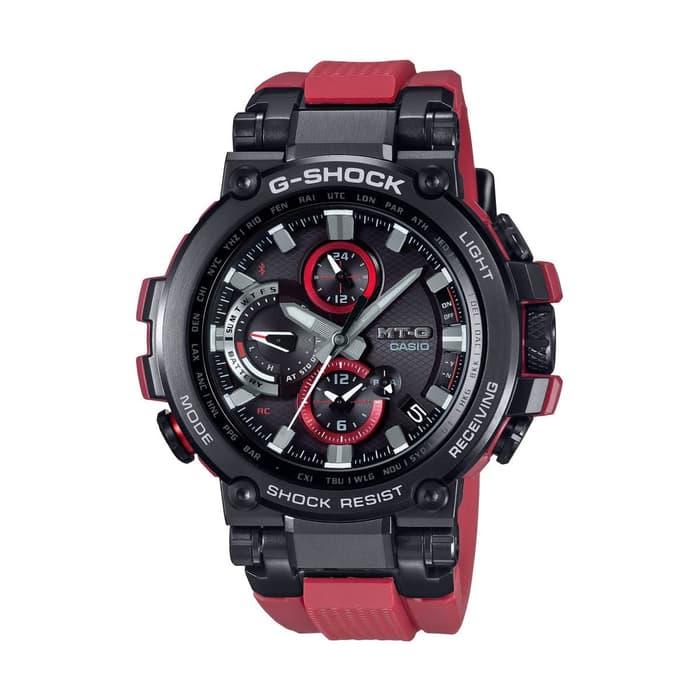 Casio G-Shock MTG-B1000B-1A4DR - Jam Tangan Pria - Hitam/Merah