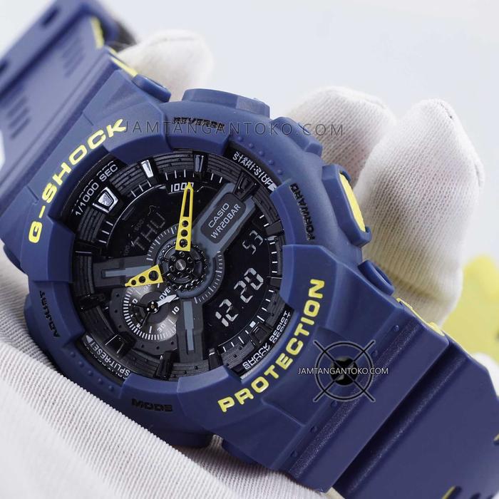 Jam Tangan G Shock GA-110LN-2A Biru Dongker GShock GA110 GA-110 Ori BM