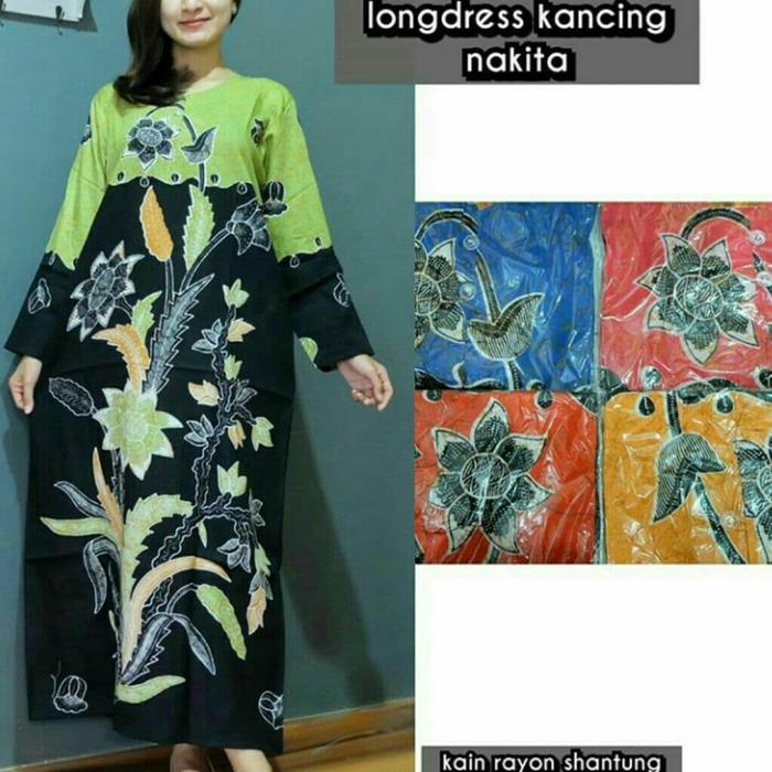 longdress elzatta l batik jumbo l dress murah l baju wanita
