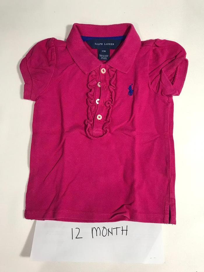 Preloved Polo Ralph Lauren - 12 Months (Pink Tshirt)