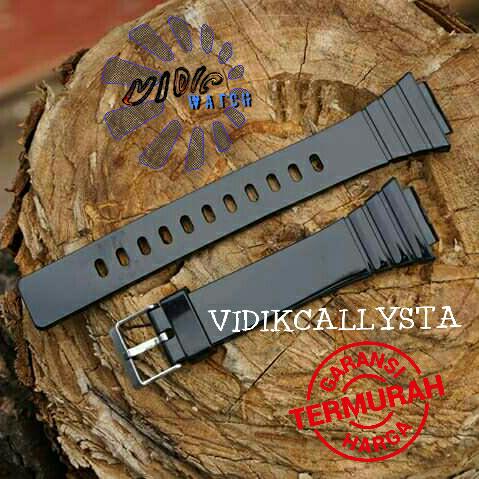 STRAP TALI JAM CASIO W215H W 215 H 215H W-215H HITAM PREMIUM