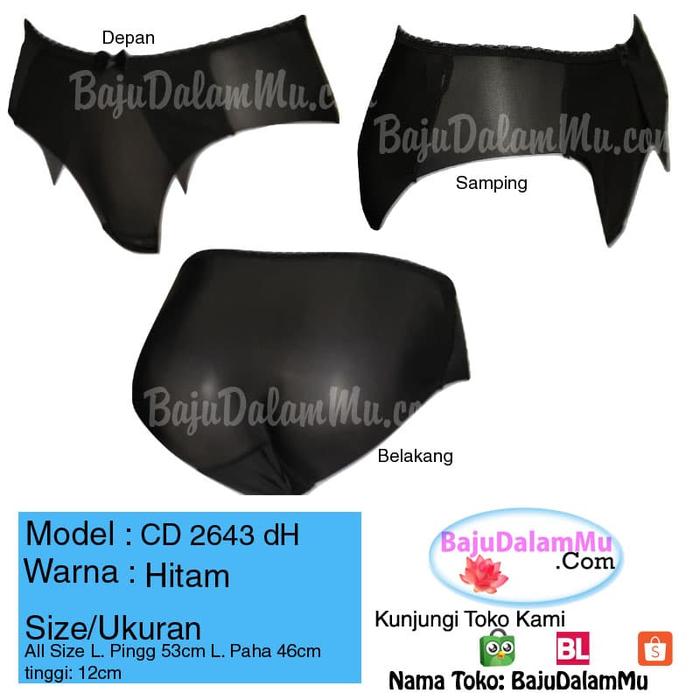 CD Celana Dalam Maxi Bahan Satin Lentur CD 2643 Dh
