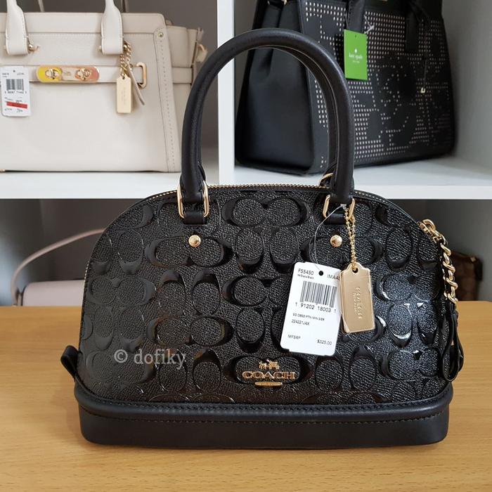 Tas Coach Mini Sierra Satchel Crossbody Asli Original