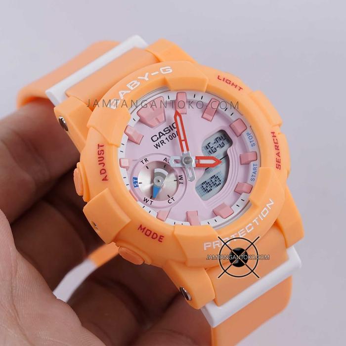 Jam Tangan Baby-G BGA-185-4A Orange BABYG BGA185 BGA-185 ORI BM