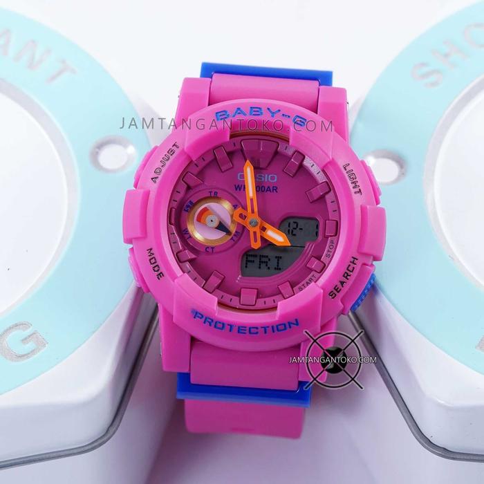 Jam Tangan Baby-G BGA-185FS-4A Pink Magenta BGA185 BGA-185 Ori BM