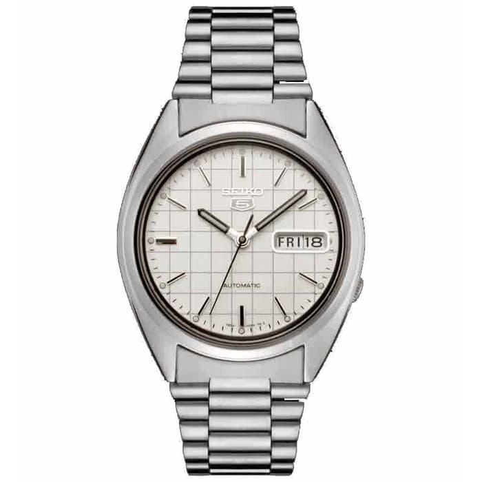 Seiko 5 SNXF05K1 Full Silver White Original