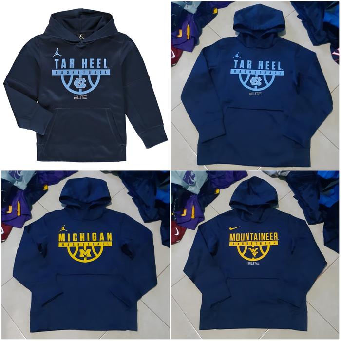 Jaket Jordan Anak 7-15 Tahun Original Nike Elite THERMA JORDAN HOODIE Navy