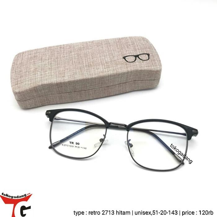 Frame Kacamata Minus Retor 2713 Kacamata Gratis Lensa Anti Radiasi