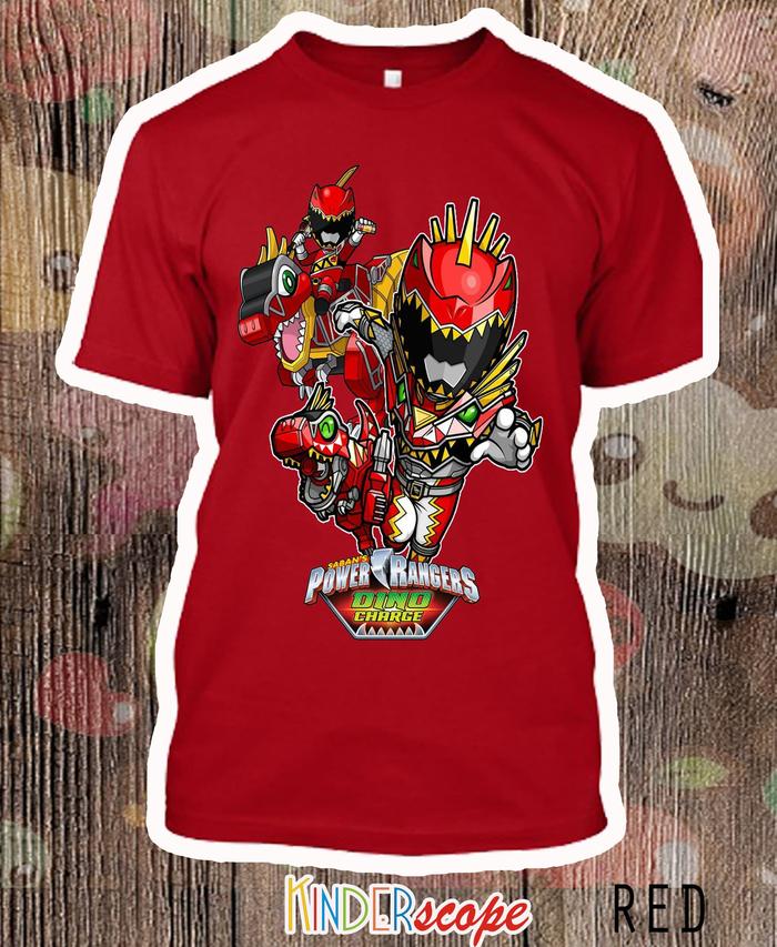 Kaos Tshirt Anak Dino Power Rangers