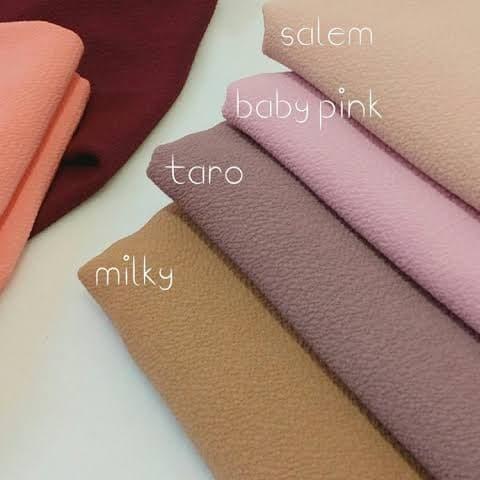 Kain bubble crepe Kain bertekstur kulit jeruk
