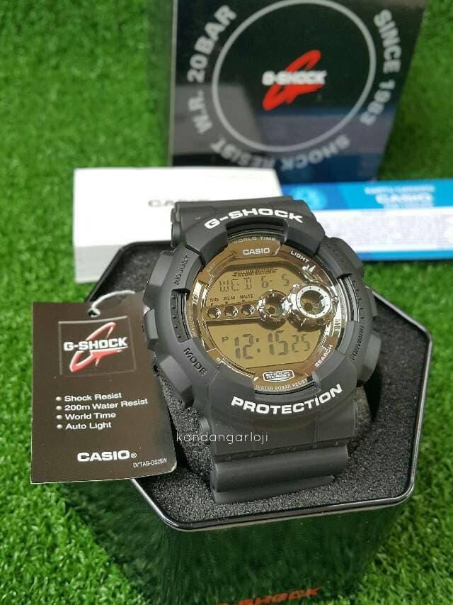 Jam Tangan Casio GSHOCK G-SHOCK GD100BW GD-100BW ORIGINAL