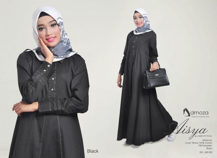 GAMIS POLOS PREMIUM - DAMOZA AISYA KATUN LINEAN - ORIGINAL BRANDED