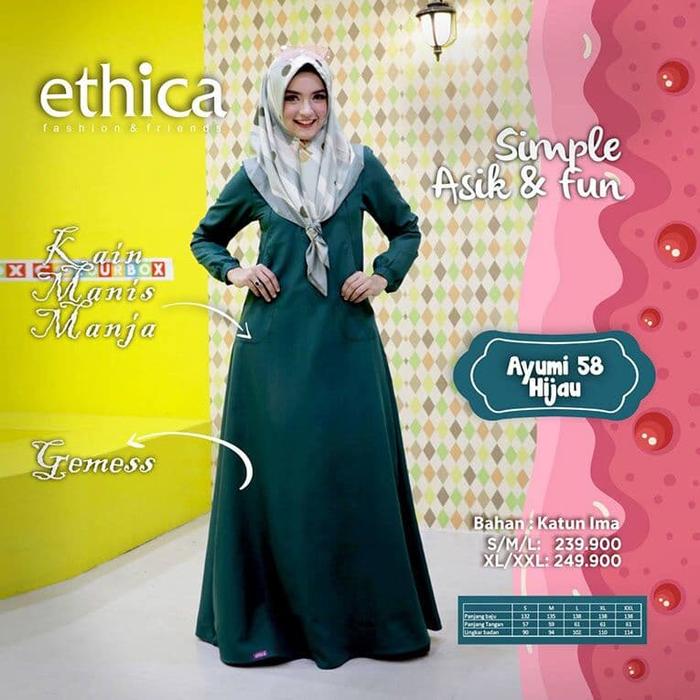 GAMIS POLOS SIMPLE - ETHICA AYUMI 58 - GAMIS CASUAL BRANDED