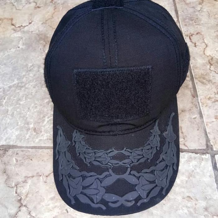 Topi tactical pamen pati ad warna hitam