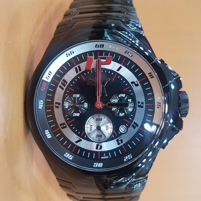PUMA PU100191005 BLACK-TONE STAINLESS STEEL MEN'S WATCH