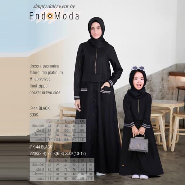 BAJU COUPLE MOM & KIDS - ENDOMODA EN-IP 44 - COUPLE SET JILBAB