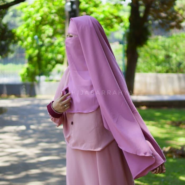 Purdah yaman original Wolfis - Abu-abu Muda