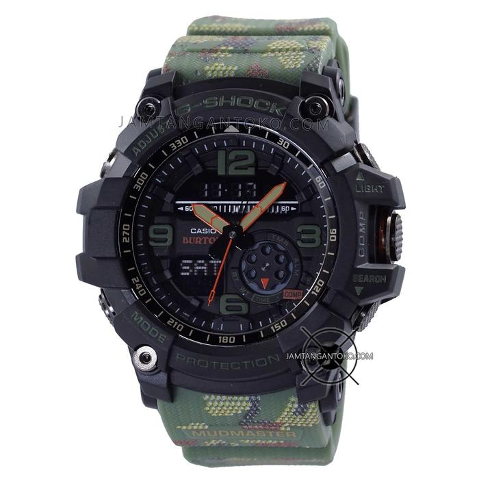 Jam Tangan CASIO G Shock GG-1000BTN-1A BURTON Green Army GG1000 ORI BM