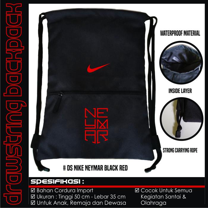 TAS OLAHRAGA SERUT DRAWSTRING GYMSACK NIKE NEYMAR