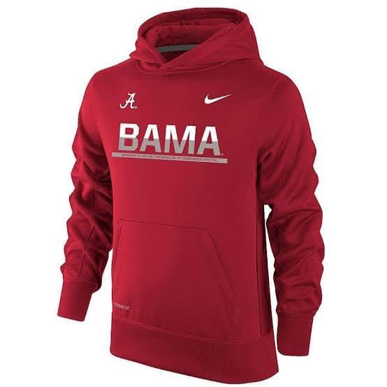 SWEATER ANAK 7-15 TAHUN NIKE THERMA-FIT ALABAMA BASKETBALL HOODIE ORI