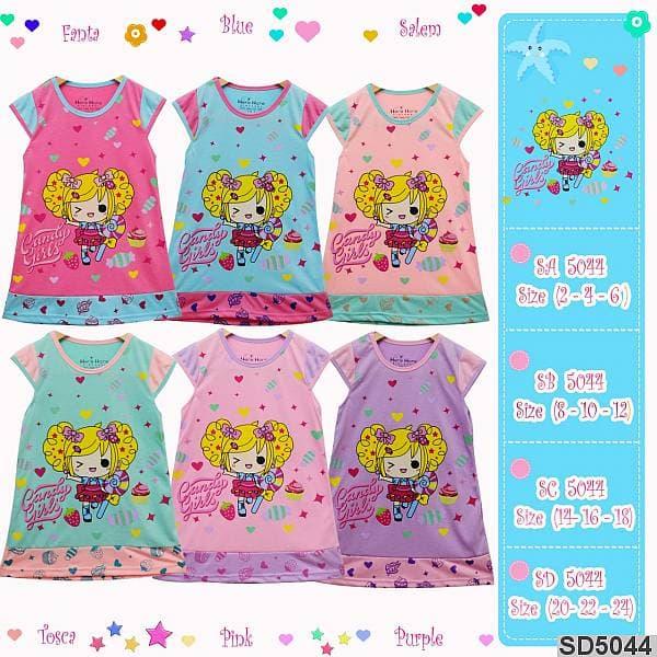 Dress Daster Anak 8-12y. Baju Anak Perempuan. Kado Anak