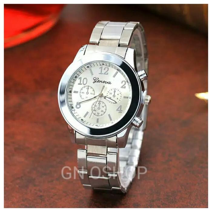 Jam Tangan Geneva Stainless - Jam Tangan Wanita Geneva Stainless