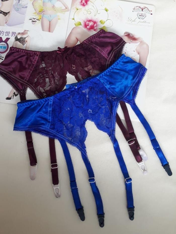 Red's Secret GB.1500.KN3-GARTER BELT SEXY DARI SPANDEX HALUS DENGAN TALI KARET DAN CLIP PENJEPIT STO