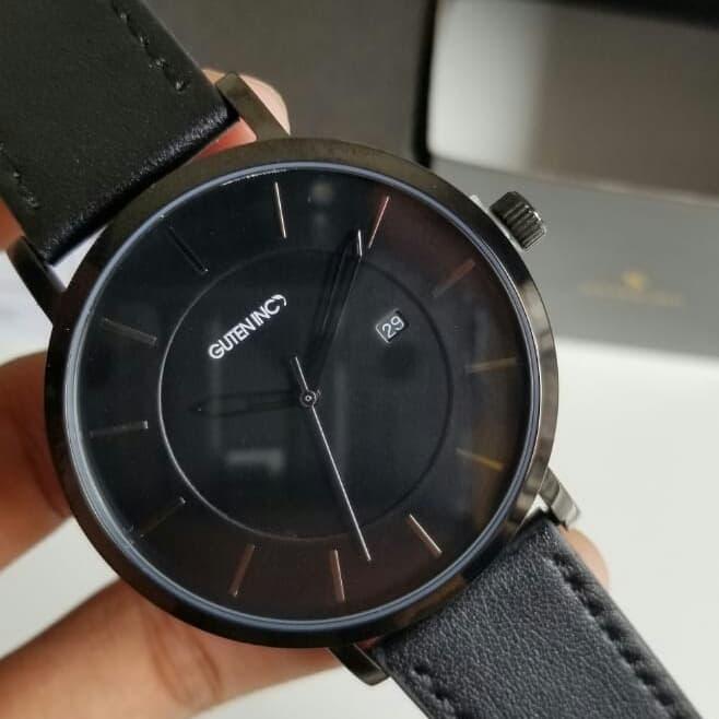 GUTEN INC Sincere 3.0 All Black Watch Jam Tangan Pria Original Resmi
