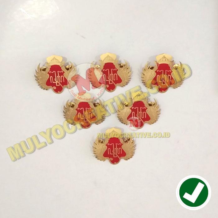 Pin Bahan Logam Kuningan Logo Keraton Jogja - Pin Keraton Jogjakarta