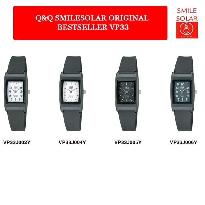 Jam Tangan Arloji Wanita Original Q&Q QnQ QQ VP33 VP33J Water Resist