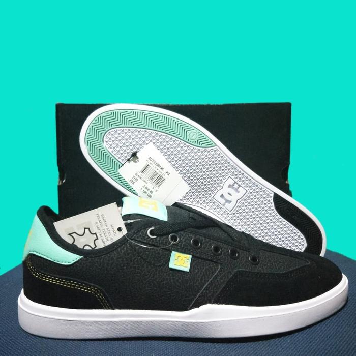Sepatu Sneaker Skate DC Vestrey S SE Black Torquise ORIGINAL