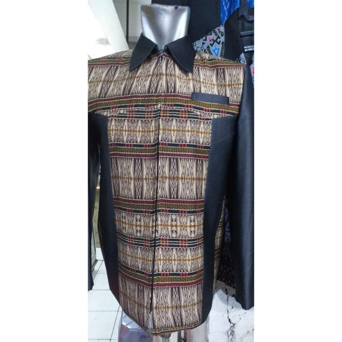 Jasket / Jas jaket batik motif ulos sumatera / jas jaket pria