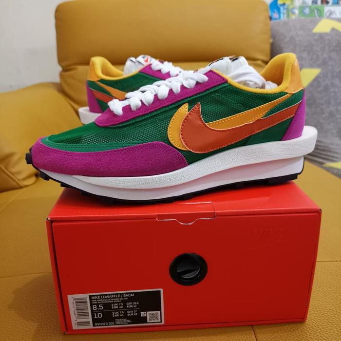 Nike x Sacai LDV Waffle Green Purple
