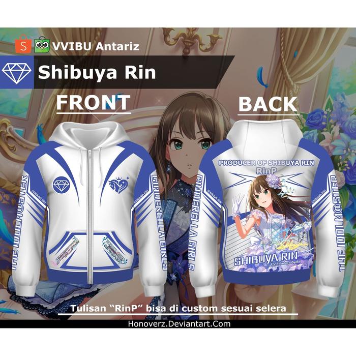 Jaket Full Print The Idolm@ster Shibuya Rin