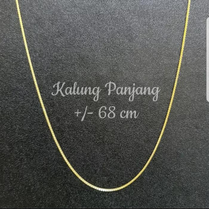 Kalung Santa italy Emas asli