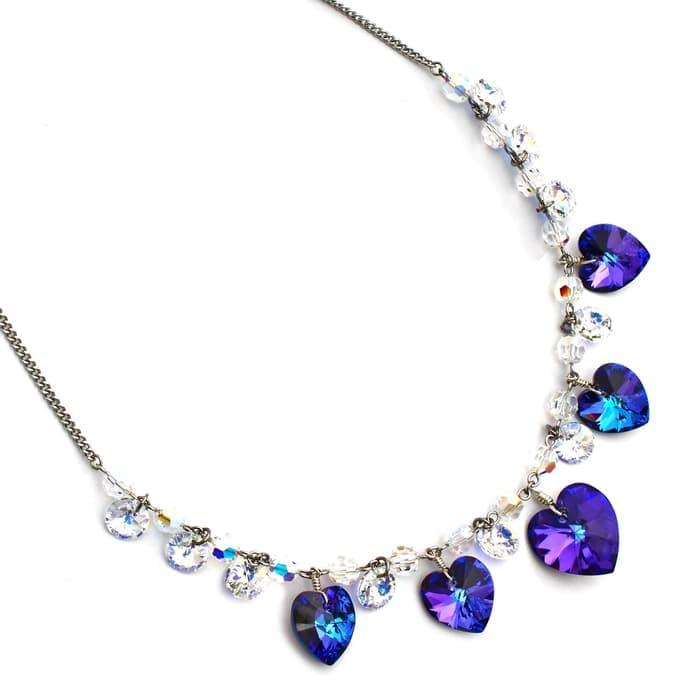 Perhiasan Kalung Swarovski - Cactier Heliotrope Necklace by AR Hestia
