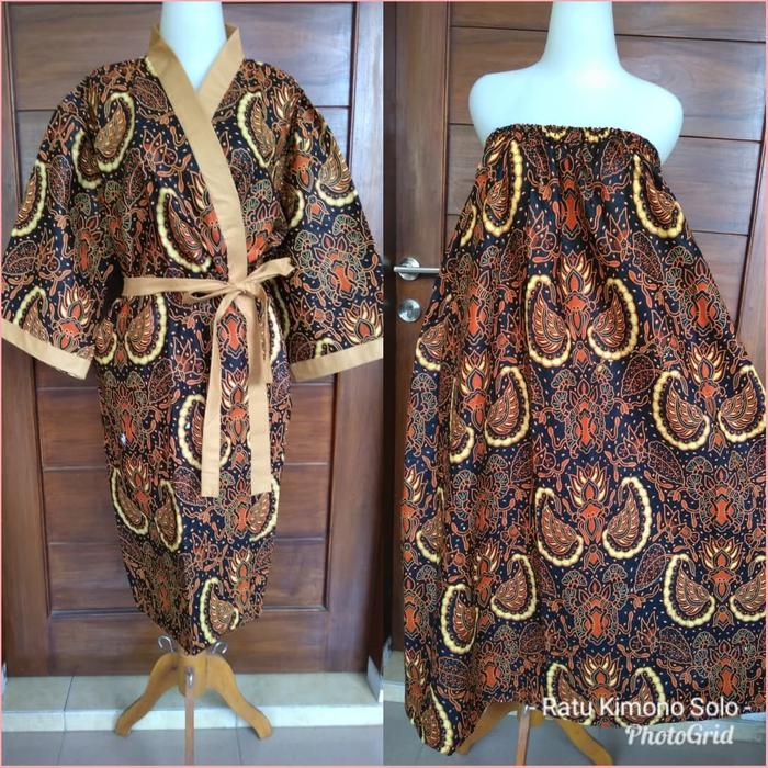 Kemben Kimono batik set