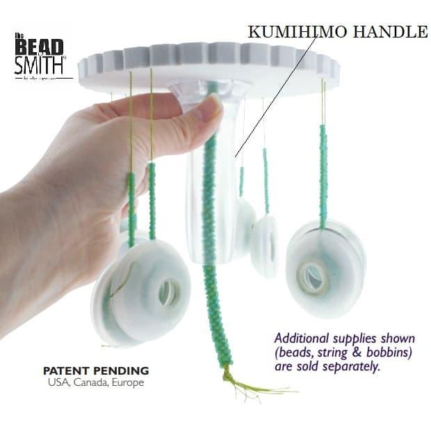 Pemberat Bobbin Plastik Kumihimo Bulat