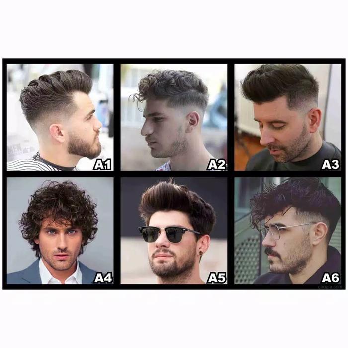 Poster Barbershop Pria Dewasa