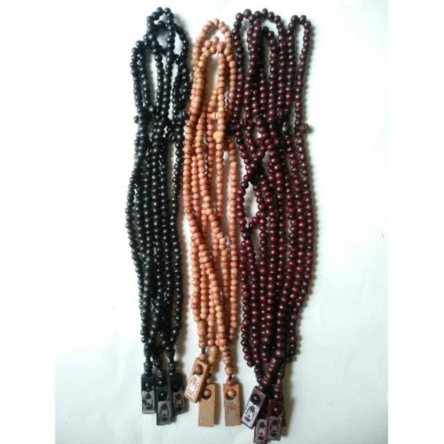 Tasbih kayu mahoni