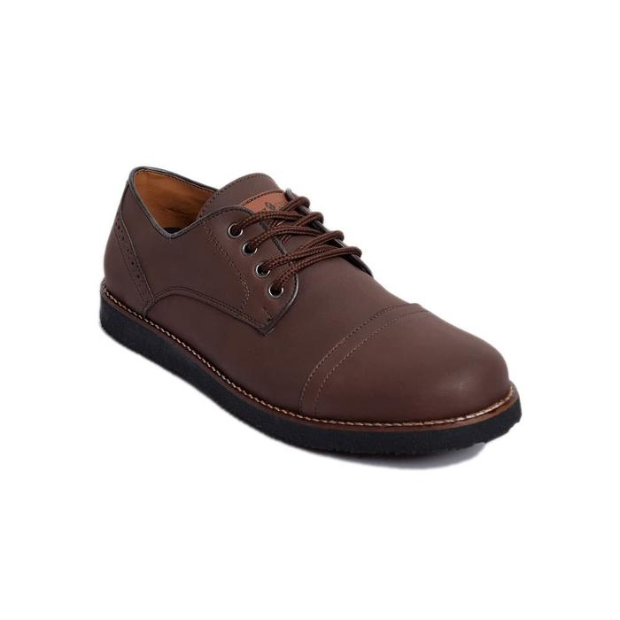 SEPATU FOOTSTEP PEDRO DARK BROWN | FOOTSTEP FOOTWEAR | SEPATU PRIA