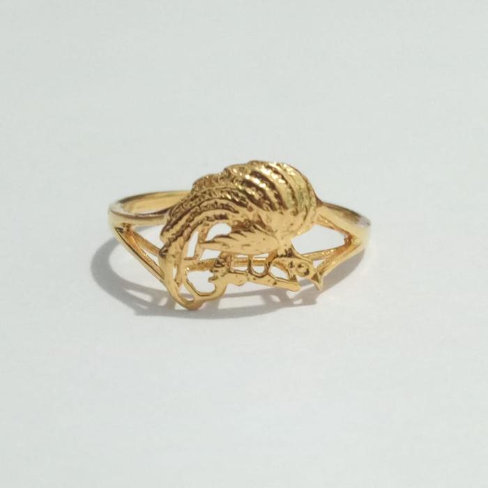 Cincin Emas asli batu dancing stone