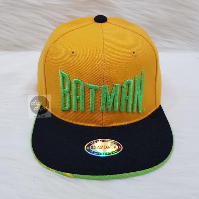 Topi / Cap Batman Orange Black DC by Ace H&C Korea
