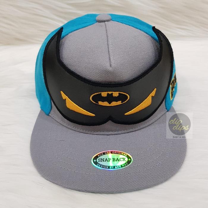 Topi / Cap Batman Grey Blue DC by Ace H&C Korea