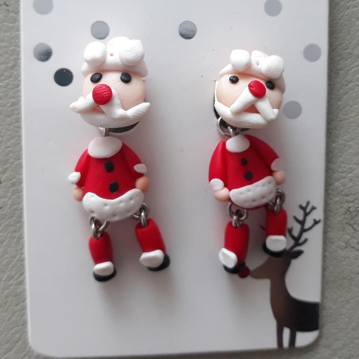 Lovisa Santa Claus Christmas Natal Ear Piercing Aksesoris Anting