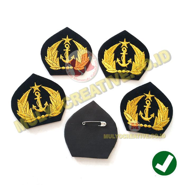 Emblem Topi Pelayaran Emblem Topi Pet Pelayaran Warna Hitam