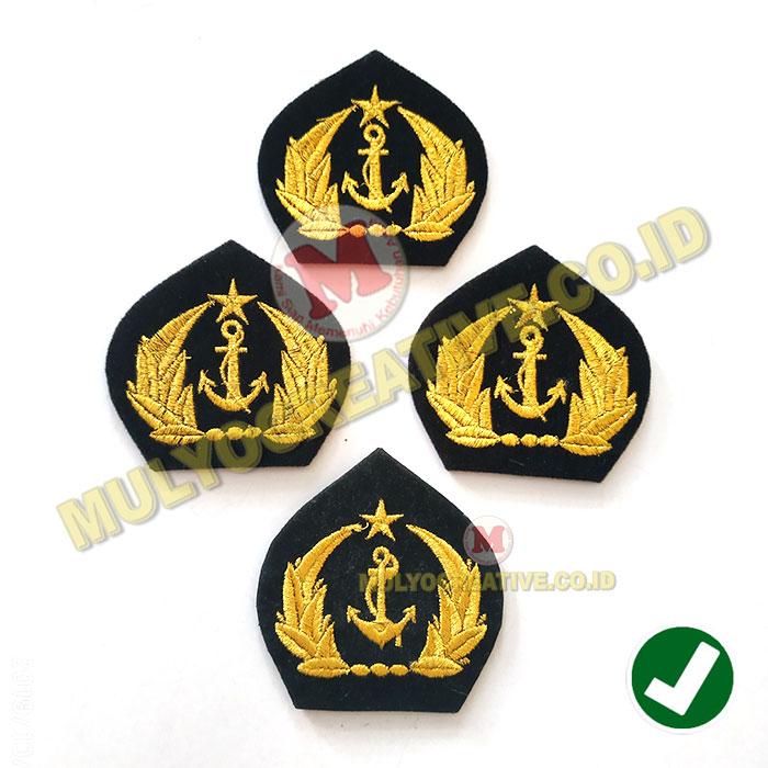 Emblem Topi Pelayaran Warna Hitam Emblem Topi Pet Pelayaran Custom