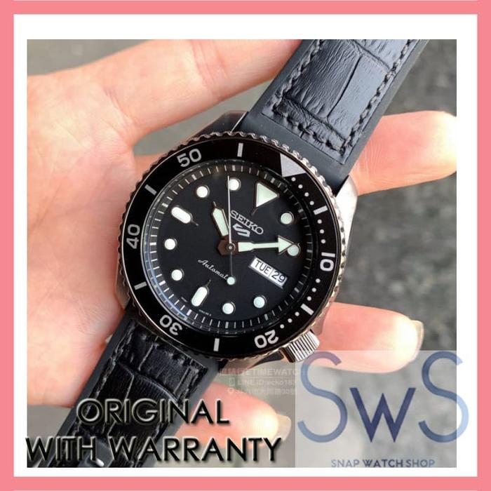 Seiko 5 SRPD65K3 SRPD65 Silicone Croco Garansi Resmi Automatic