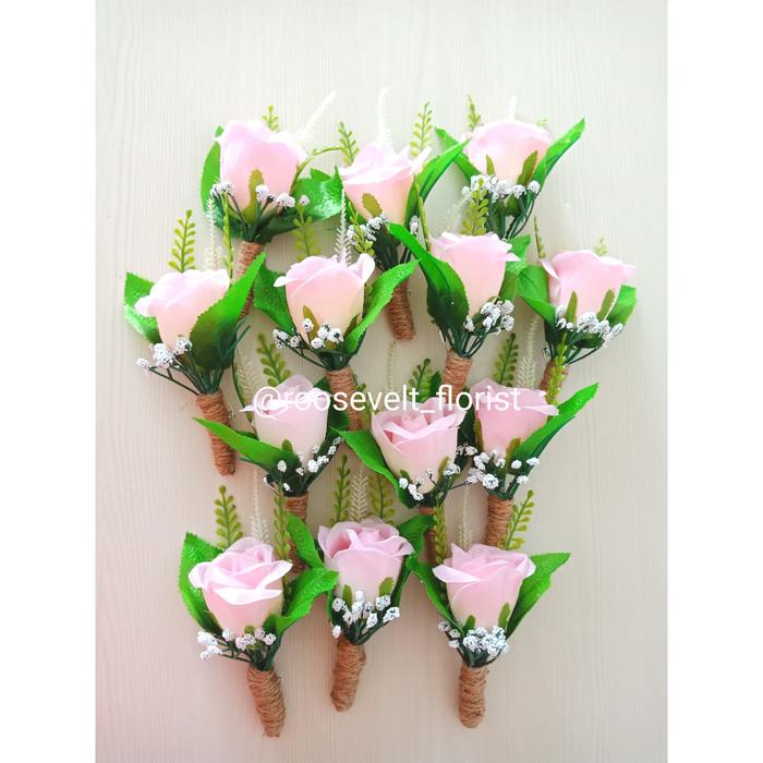 Corsage Pria/Bunga Jas Pengantin Pria/Bunga Jas/Bunga Dada Cowok/Bunga