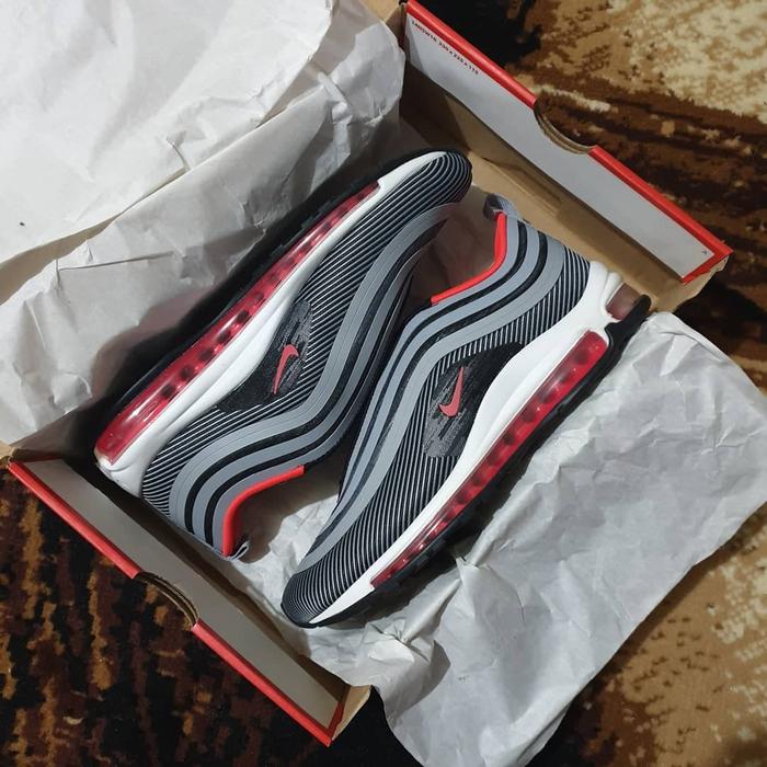 Nike Airmax 97 Ultra Silver Red Orbit BNIB Original